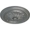 Ekena Millwork Wigan Ceiling Medallion, Hand-Painted Platinum, 16"OD x 2 1/4"P CM16WGPLS - alternate 4